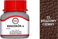 G10-01 BRĄZOWY CIEMNY 23 RENOSKÓR FARBA DO BUTÓW WILBRA DO SKÓRY