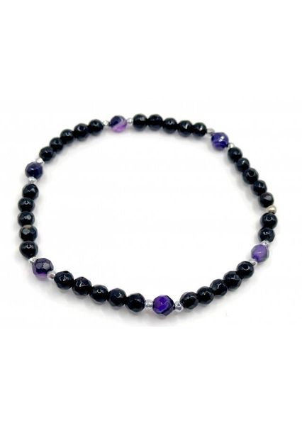 Bransoletka ONYKS AGAT 925 zdjęcie 1