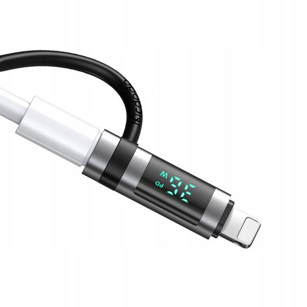 mcdodo adapter przejściówka usb-c usb typ c do lightning iphone 36w zdjęcie 7