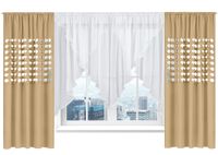 Firana i zasłony KOMPLET do salonu sypialni woal 400 KOPERTA zasłona dziury