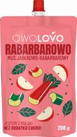 OWOLOVO Mus Rabarbarowo 200g