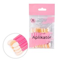 10x AlleLac Aplikator pacynka do wcierania pyłków różowy