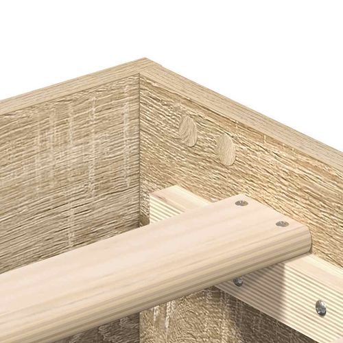 Łóżko bez materaca, dąb sonoma, 160x200 cm na Arena.pl