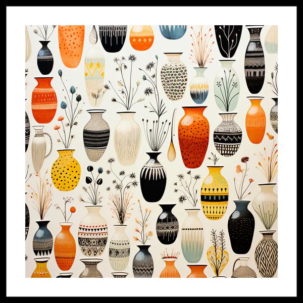 Plakat 40x40cm Symfonia Wazonów zdjęcie 3