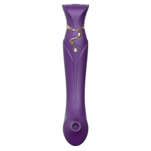 zalo queen set twilight purple - model z funkcją pulsacji i podgrzewania na Arena.pl