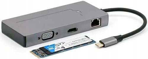 Hub stacja dokujaca USB Hub 8w1 GS-DC48B na Arena.pl