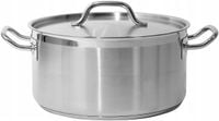 YATO GASTRO GARNEK NISKI Z POKRYWKĄ STAL NIERDZEWNA 32X16CM 12,9L YG-00043