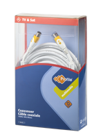 KPO3970-15 Kabel TV-Video bialy z filtrami 15m