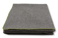 Koc Wojskowy Wełniany 140X200 Szary 12228