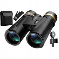 Profesjonalna Lornetka K&F 12x 42mm BAK-4 Etui Wodoszczelna Myśliwska