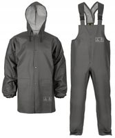 UBRANIE przeciwdeszczowe ROBOCZE wodoodporne PROS ogrodniczki + KURTKA XS