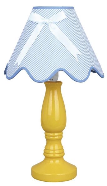 Lola lampka gabinetowa 1x40W E14 żółto niebieska zdjęcie 1