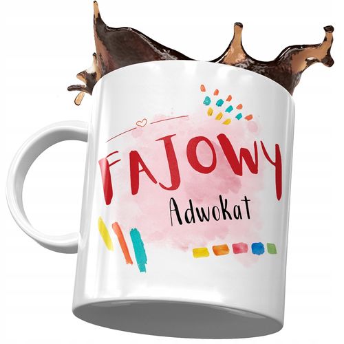 Kubek Dla Adwokata Fajowy Adwokat Z Nadrukiem Ze Zdjęciem na Arena.pl