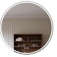 Lustro ścienne LUVODI koło 50 x 80 mm