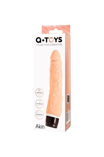 A TOYS, Realistic Multi Speed Vibrator, Silicone, Vibration Modes, 17.2 CM na Arena.pl