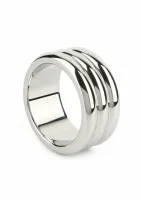 mr. steel elegant deep c-ring 45mm stalowy pierścień anatomiczny
