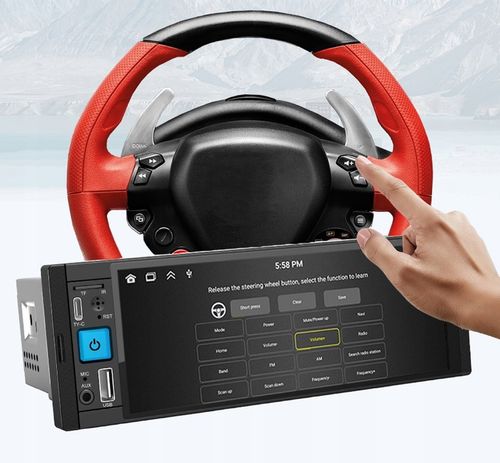 RADIO SAMOCHODOWE NAWIGACJA 1DIN ANDROID BT USB AUX KAMERA COFANIA CARPLAY na Arena.pl