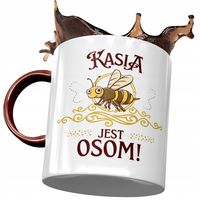 Kubek Bordowy Dla Kasi Koleżanki Żony Na Prezent Z Nadrukiem Ze Zdjęciem