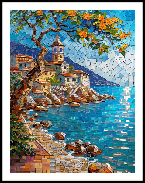 Plakat 50x65cm Mozaikowa Układanka zdjęcie 3
