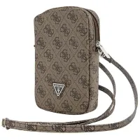 guess torebka guwbzp4gftswbrązowy/brown zip 4g triangle