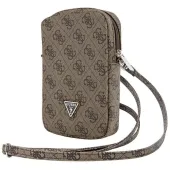 guess torebka guwbzp4gftswbrązowy/brown zip 4g triangle