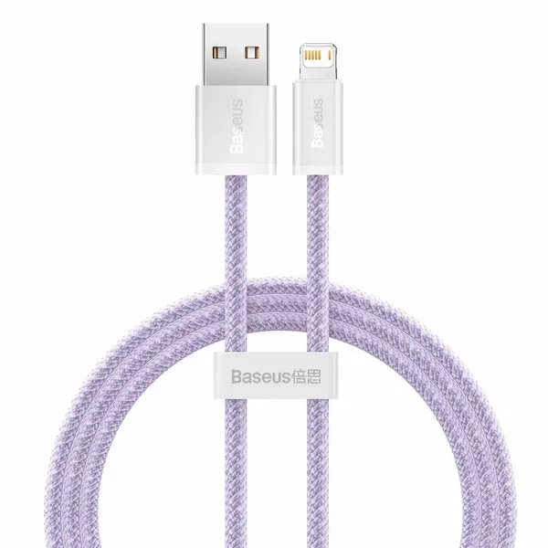Kabel USB do Lightning Baseus Dynamic, 2.4A, 1m (fioletowy) zdjęcie 1