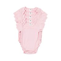 Body dziecięce różowe z krótkim rękawem do sublimacji XL