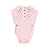 Body dziecięce różowe z krótkim rękawem do sublimacji XXL