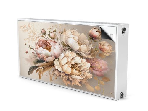 Mata Magnetyczna Na Kaloryfer PEONIE Kwiaty Styl Vintage 120cm x 60cm na Arena.pl