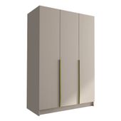 Szafa CALIA I 150 cm-pojemna garderoba-KASZMIR+ZŁOTY