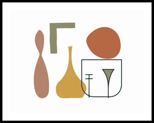 Plakat 65x50cm Naczynia na Arena.pl