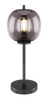 Stojąca lampa Blacky 15345T do sypialni czarna przydymiona