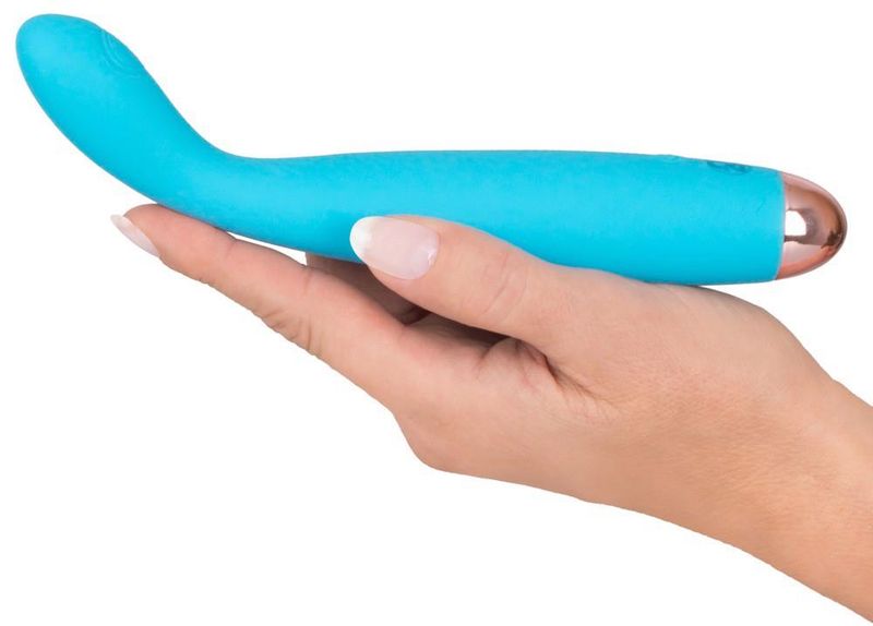 wibrator mini cuties niebieski usb 18,7 cm zdjęcie 5