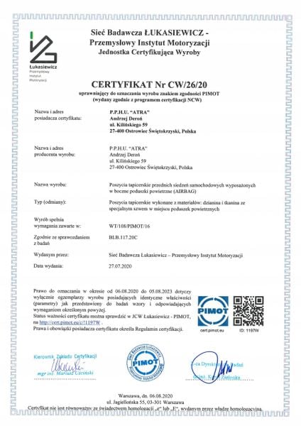 Pokrowce miarowe do Opel Corsa D (2006-2014r) zdjęcie 9