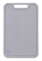 Deska do krojenia plastikowa z tworzywa MOLLY 37,5x25,5 cm duża szara jasna