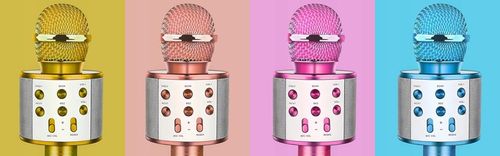 MIKROFON BEZPRZEWODOWY KARAOKE GŁOŚNIK BLUETOOTH PREZENT DLA DZIECI na Arena.pl