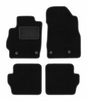 Dywaniki welurowe LUX do Mazda 2 II 2007-2015 hatchback, czarne