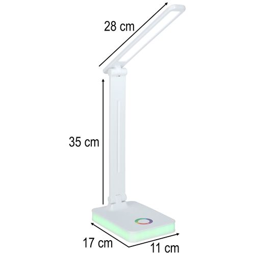 Lampka Na Biurko Biurkowa Led Usb Dotykowa Podświetlana Rgb Regulacja Świa na Arena.pl