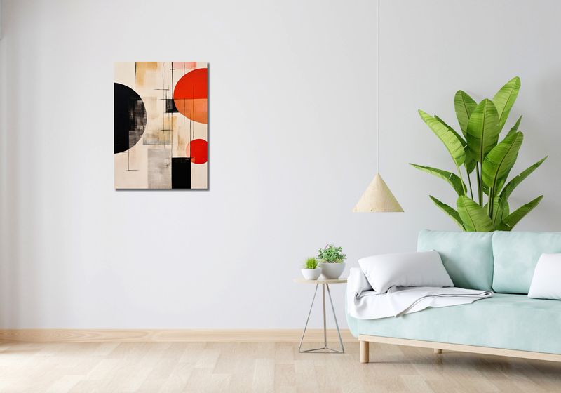 Obraz 50x70cm Abstrakcyjna Symetria zdjęcie 2