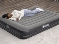 bestway dmuchany materac tritech z wbudowaną pompką usb 152x203cm  671bu