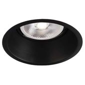 Oczko LAMPA sufitowa KAMI 3327 Shilo okrągła OPRAWA podtynkowa WPUST metalowy czarny