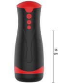 Masturbator Vibrating&Squeeze Black