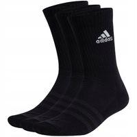 Skarpety Adidas Cushioned Crew Socks 3P czarne IC1310 3 Pary R. 34/36