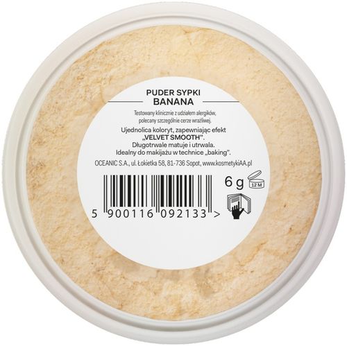 AA WINGS OF COLOR Puder sypki bananowy aksamitny na Arena.pl