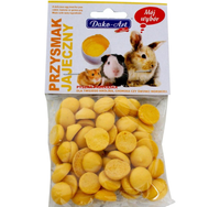 DAKO-ART Lux Jajeczny dropsy z jajkiem przysmak królika chomika gryzoni