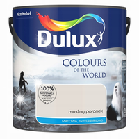 DULUX KOLORY ŚWIATA FARBA LATEKSOWA DO ŚCIAN MROŹNY PORANEK MAT 5L