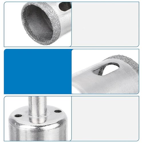 WIERTŁO OTWORNICE DIAMENTOWE DO GRESU PŁYTEK SZKŁA PROFIL 6-68MM KORONKI na Arena.pl