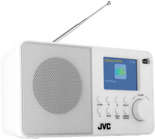 Radio JVC RA-E611W Biały na Arena.pl