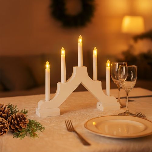 świecznik adwentowy 5 led świąteczny latarenka święta timer baterie jumi na Arena.pl