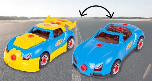 SAMOCHÓD AUTO BUGATTI DO ROZKRĘCANIA SAMODZIELNEGO MONTAŻU WIERTARKA na Arena.pl